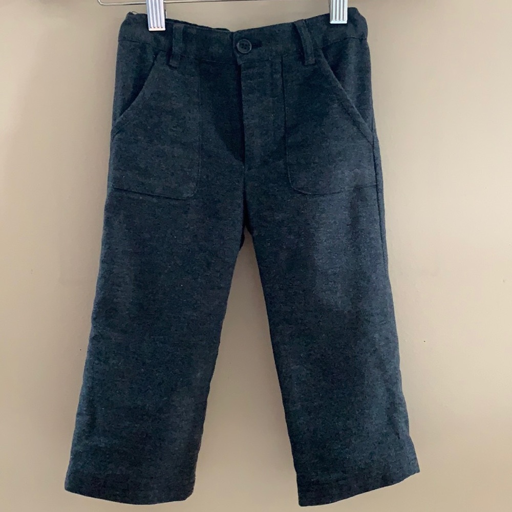 EGG baby toddler gray flannel pant sz 2